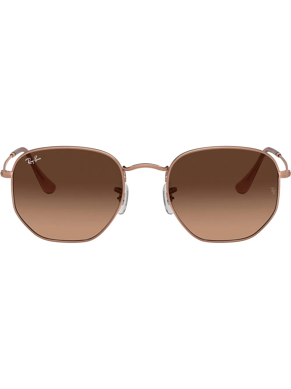Ray-Ban RB3548N Hexagonal Sunglasses - Farfetch | Farfetch Global