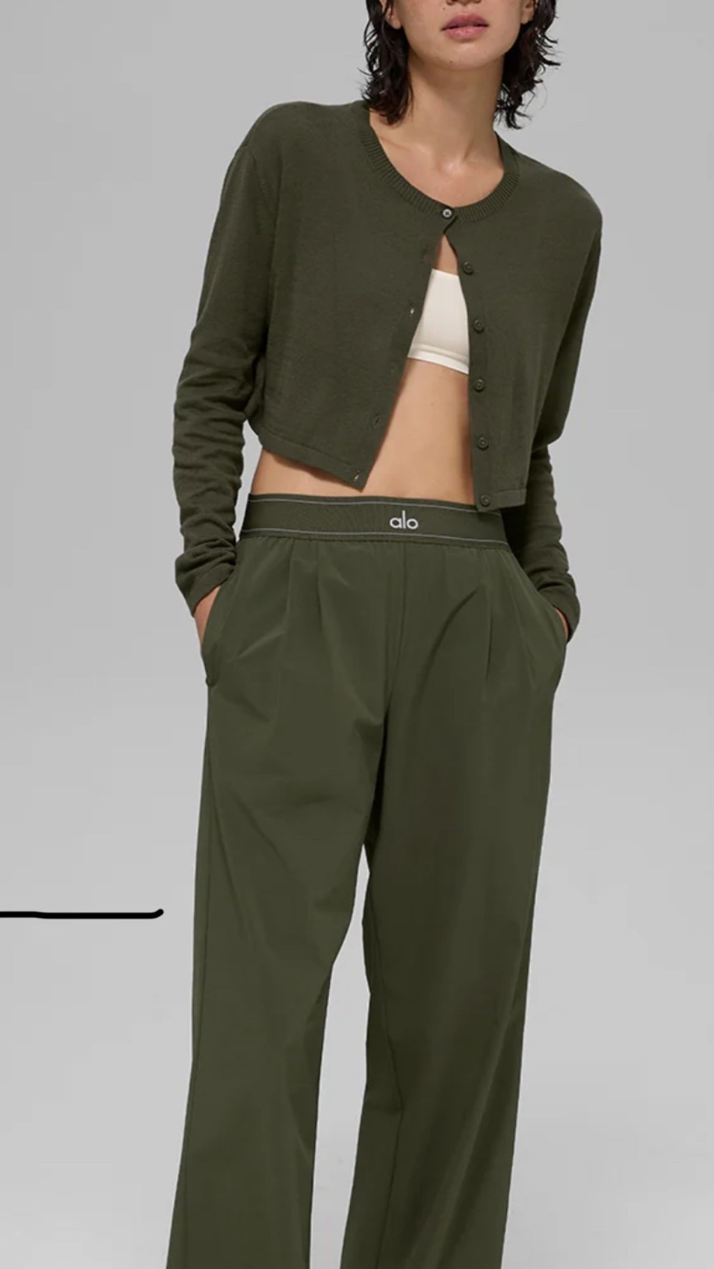 Olive green everyday trouser 

#LTKstyletip