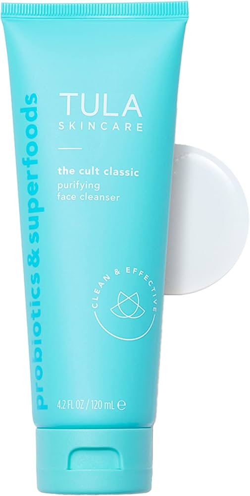 TULA Skin Care Cult Classic Purifying Face Cleanser - Gentle and Effective Face Wash, Makeup Remo... | Amazon (US)