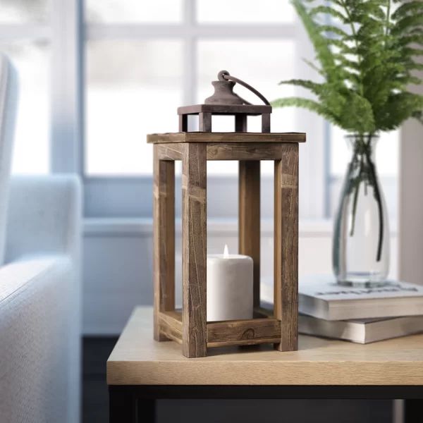 Wood Tabletop Lantern | Wayfair North America