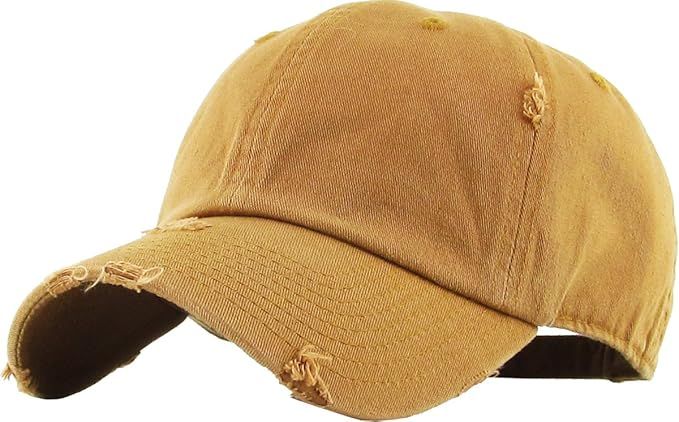 KBETHOS Vintage Washed Distressed Cotton Dad Hat Baseball Cap Adjustable Polo Trucker Unisex Styl... | Amazon (US)