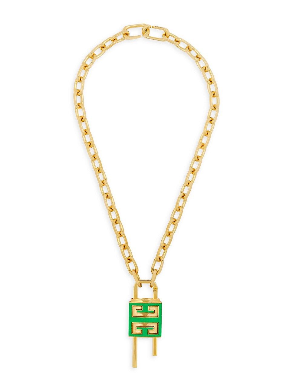 Lock Necklace With 4G Padlock In Metal | Saks Fifth Avenue
