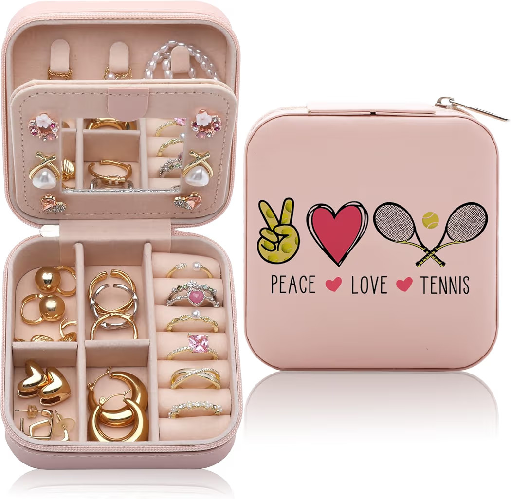 Tennis Gifts Lover Jewelry Box for Women, Inspirational Tennis Gifts for Women Players Female Acc... | Amazon (US)