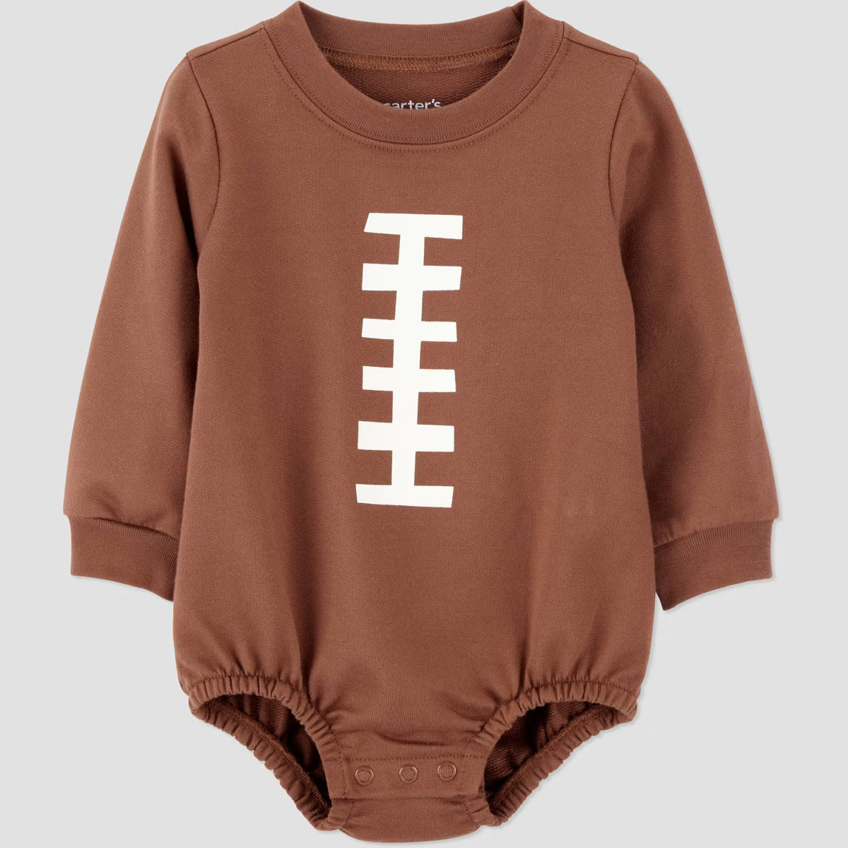 Carter's Just One You® Baby Football Bubble Bodysuit - Brown 9M | Target