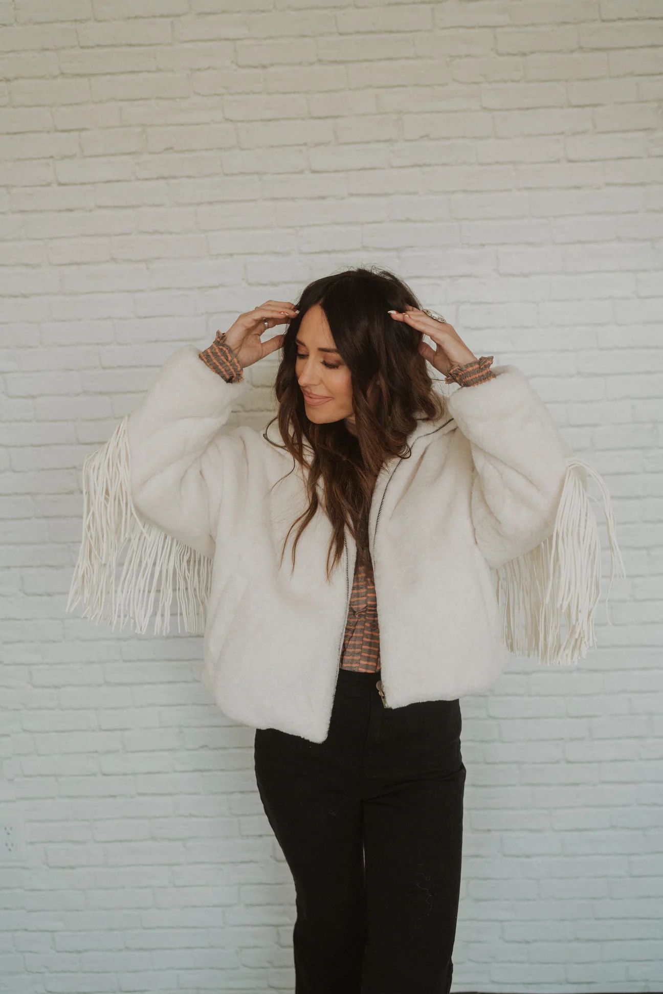 Bonella Fringe Jacket
Regular price $122.00
 | Goldie Lew Jewelry