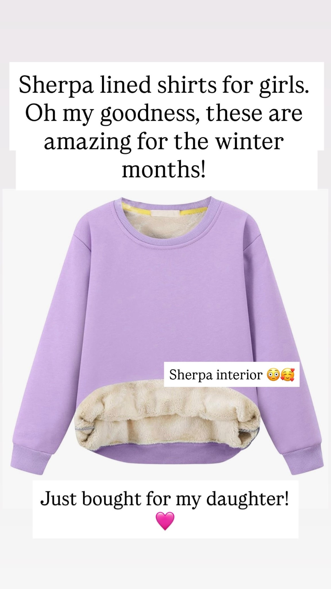 Sherpa lined shirts for girls! I love these four colder weekends and playing outside! 

#LTKKids