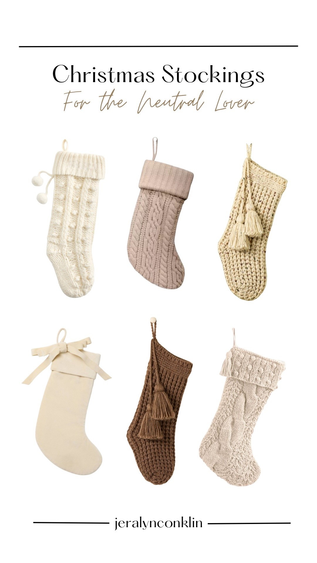 Neutral Christmas stockings for any decor 

#christmasstocking #christmasdecor #holidaydecor #homedecor 

#LTKHoliday #LTKFindsUnder50 #LTKHome