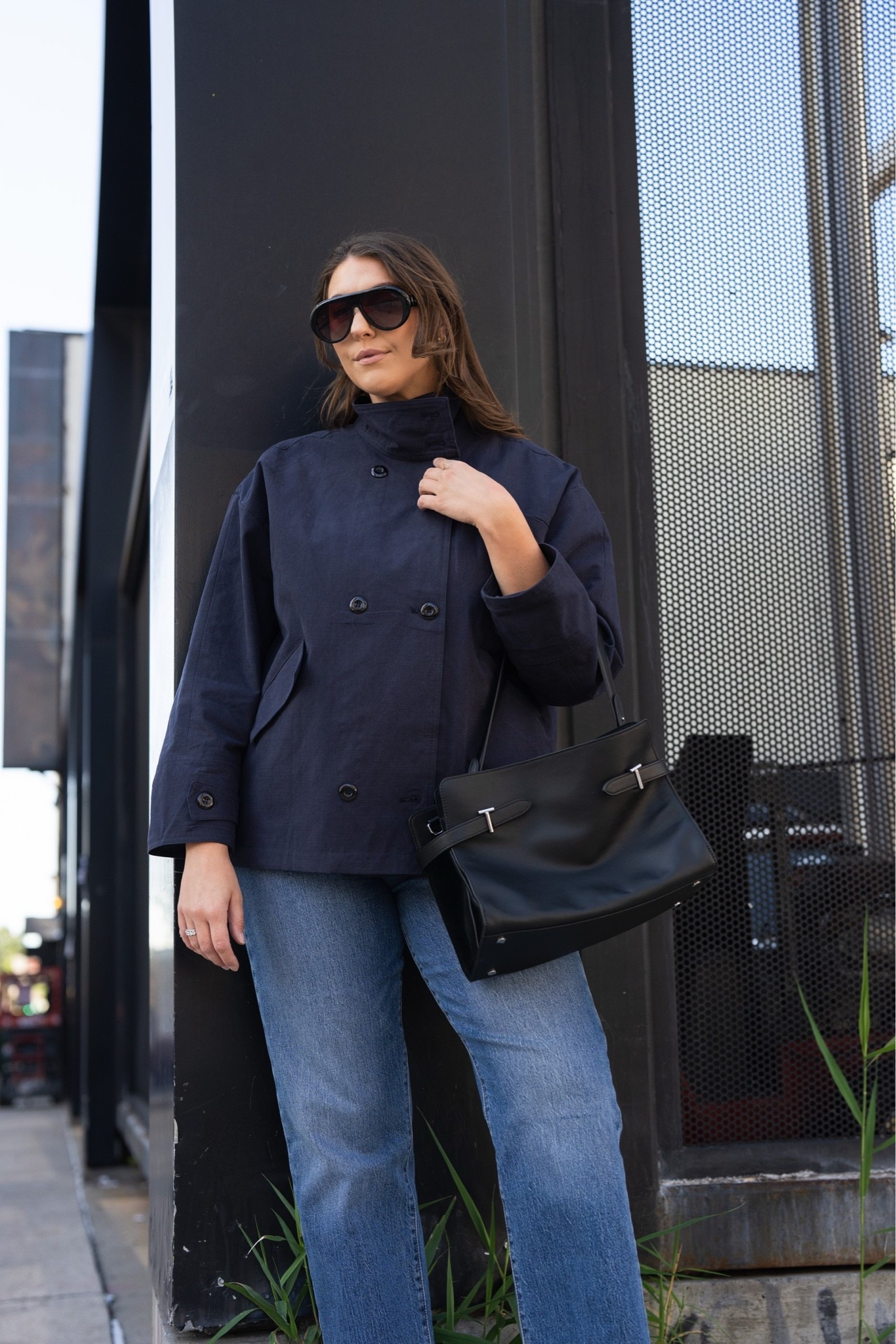 This navy jacket is SUCH a good fall layer. The oversized shape, high collar and gold jewelry make it feel effortless but still really polished. Add denim, big sunnies and a structured black bag and I’m sold. 🤎

navy jacket outfit, fall layering, casual fall outfit, chic fall style, denim outfit, oversized jacket, midsize fall fashion, size 14 outfit, large outfit, everyday fall style

#LTKootd #LTKSeasonal #LTKmomlife
