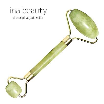 The Original Jade Roller by ina beauty - Natural Stone Massager for Face and Neck – JULY 2019 U... | Amazon (US)