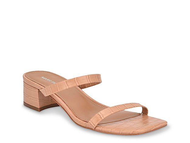Marc Fisher Caylon 2 sandal - Women's - Light Brown Croc Print | DSW