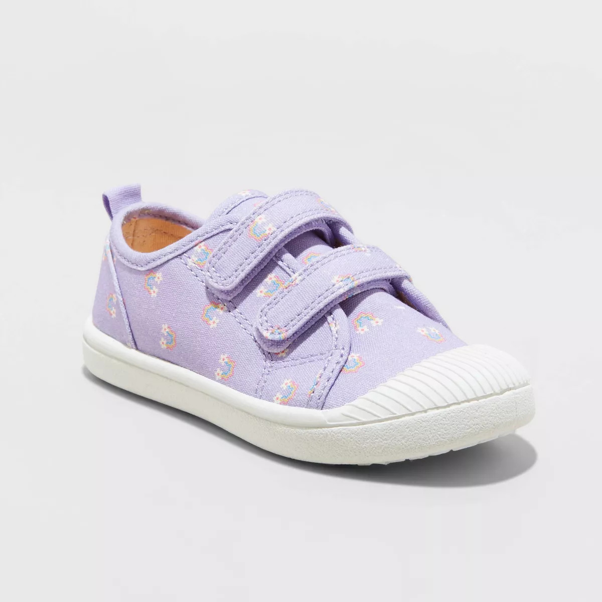Toddler Parker Floral Print Sneakers - Cat & Jack™ Purple Multi 4T | Target
