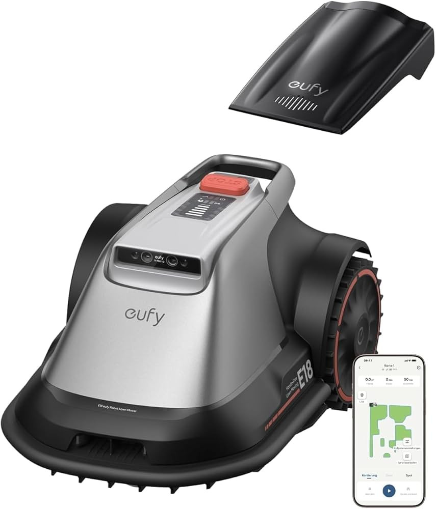 eufy E18 Robot Lawn Mower, Auto Mapping, Max 0.3 Acres, Vision Navigation Lawn Mower, Multi-Zone ... | Amazon (CA)