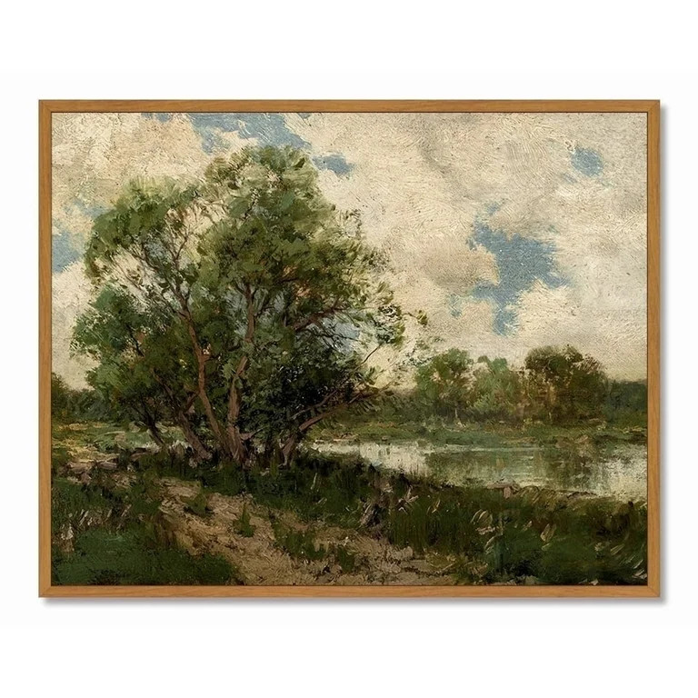 Drsoum Vintage Landscape Wall Art Rustic Retro Framed Nature Scenery Prints Farmhouse Classic Dec... | Walmart (US)