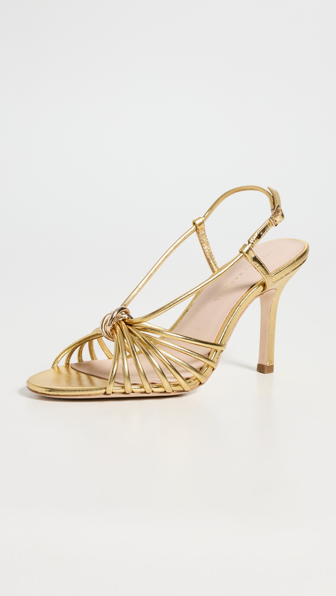 Loeffler Randall Mareka Strappy Heels Gold 8.5 | Shopbop