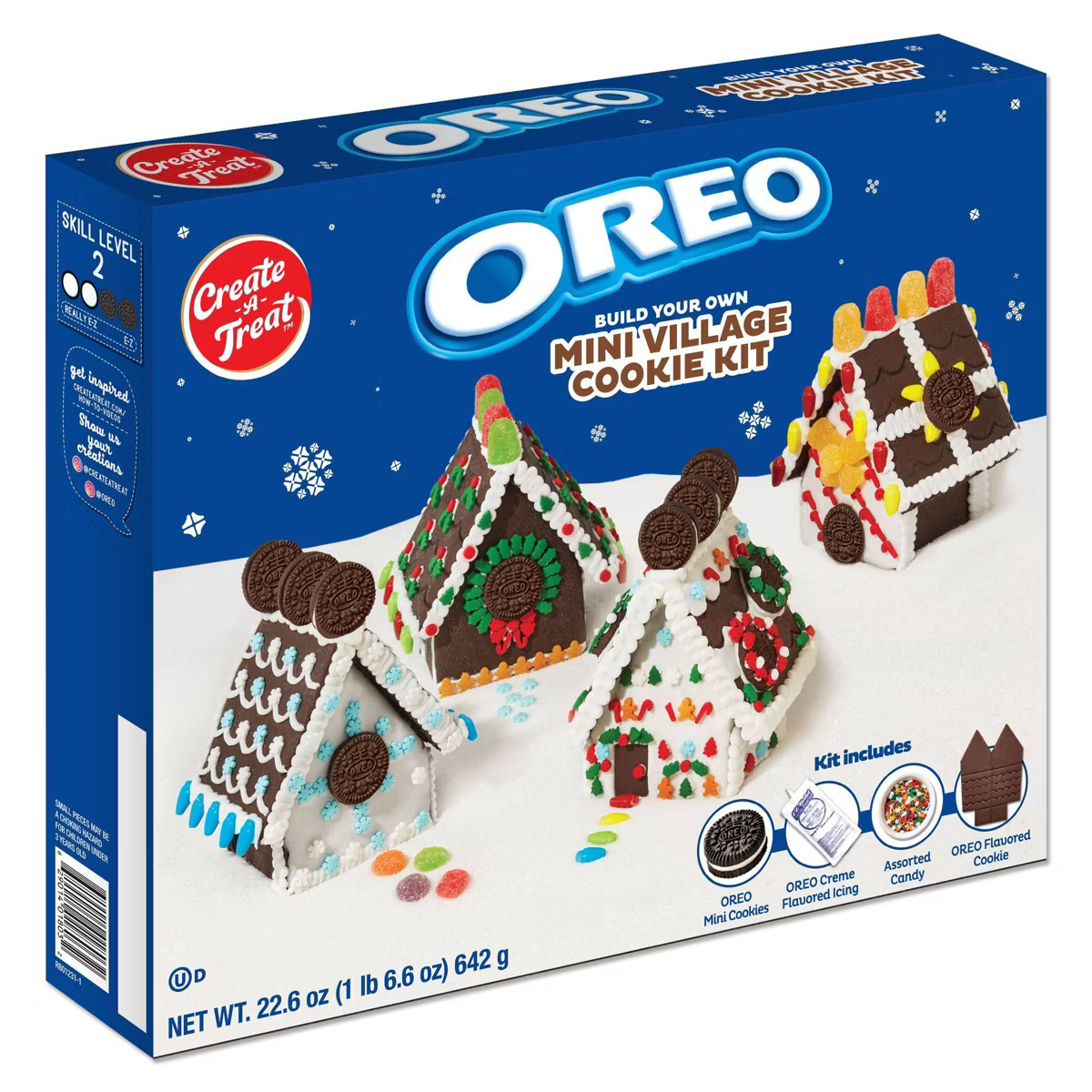 Oreo Holiday Medium Christmas Village Baked Good Kits - 22.6oz | Target