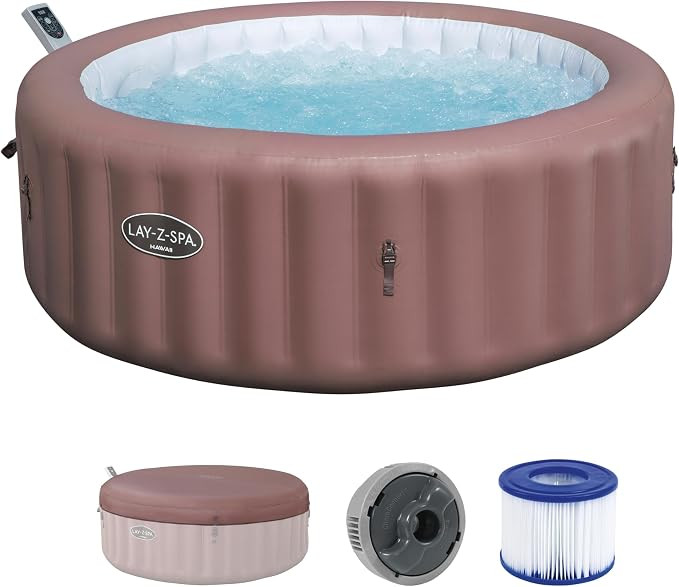 Bestway® Lay-Z-SPA® Energiespar-Whirlpool Hawaii AirJet™ mit App-Steuerung + integrierter Ult... | Amazon (DE)