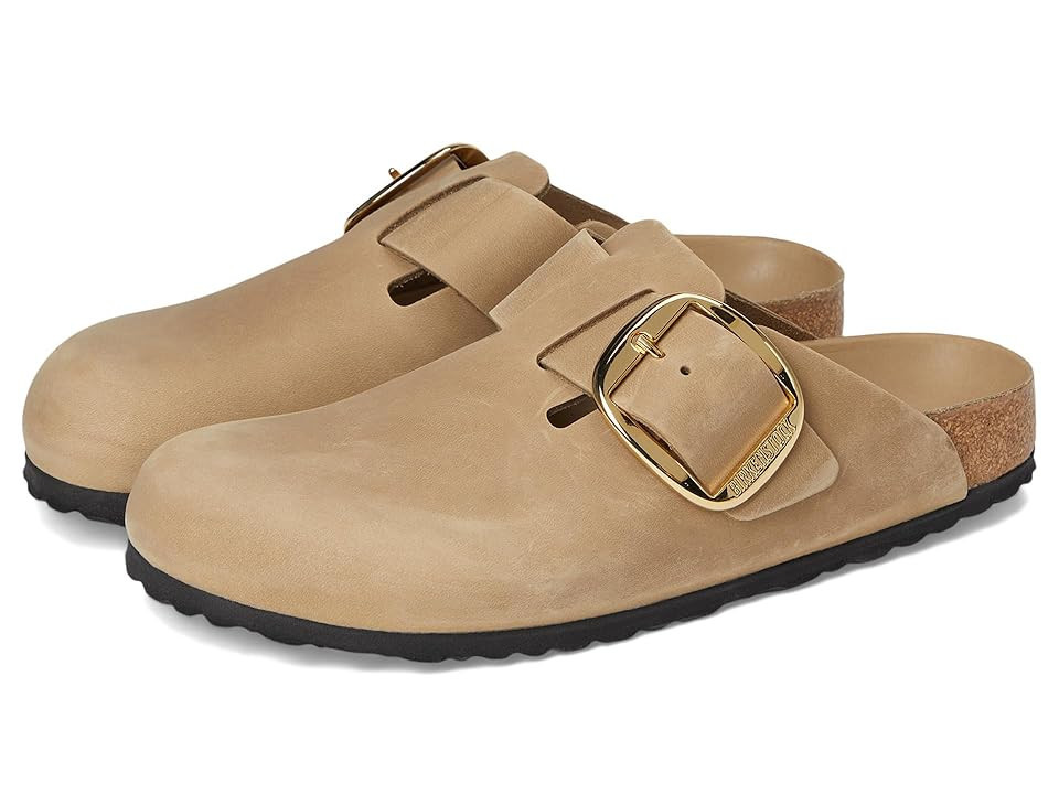 Birkenstock Boston Big Buckle - Oiled Leather Women's Shoes Tobacco Brown : EU 41 (US Women's 10-10.5) Narrow | Zappos