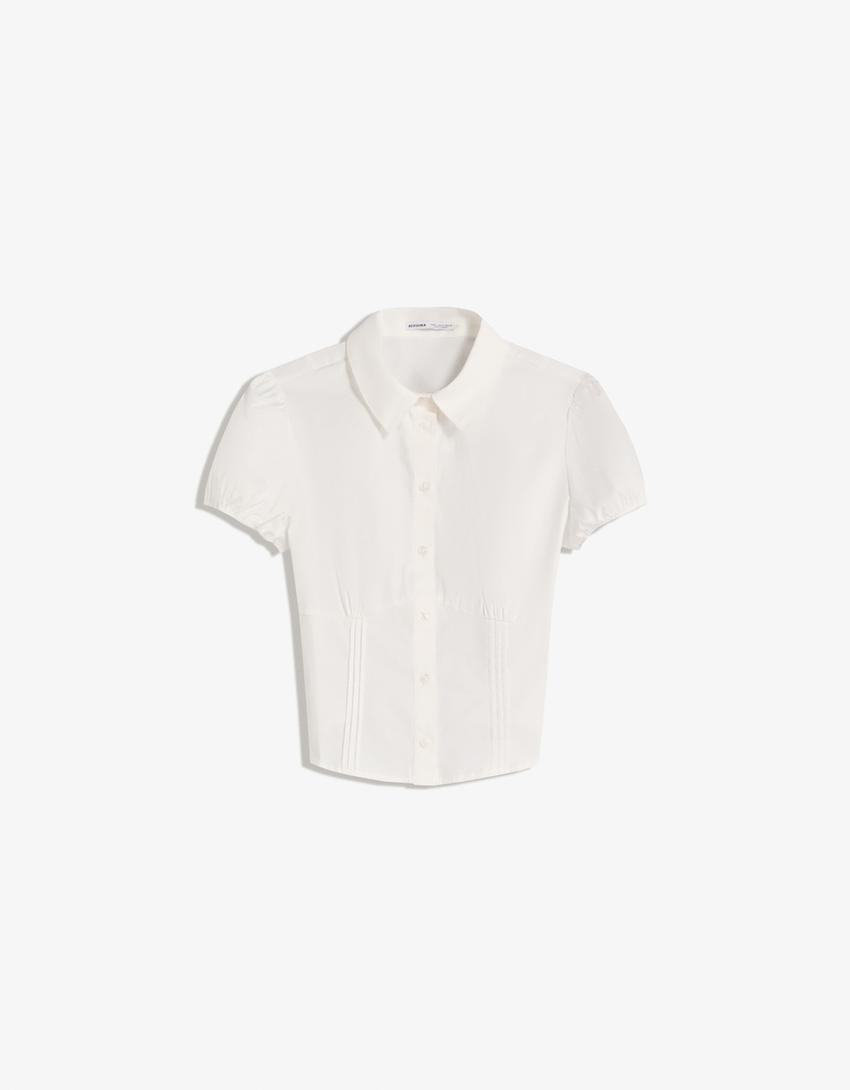 Short sleeve shirt - Shirts and blouses - Women | Bershka GB