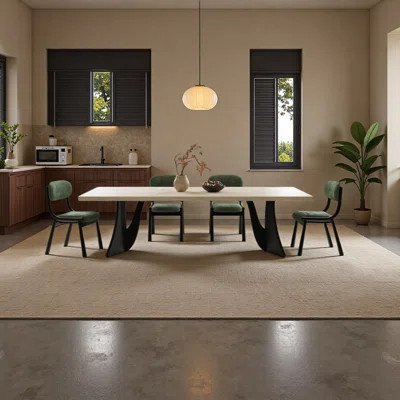 Palladin Wabi-Sabi Style Solid Wood Dining Table | Wayfair North America