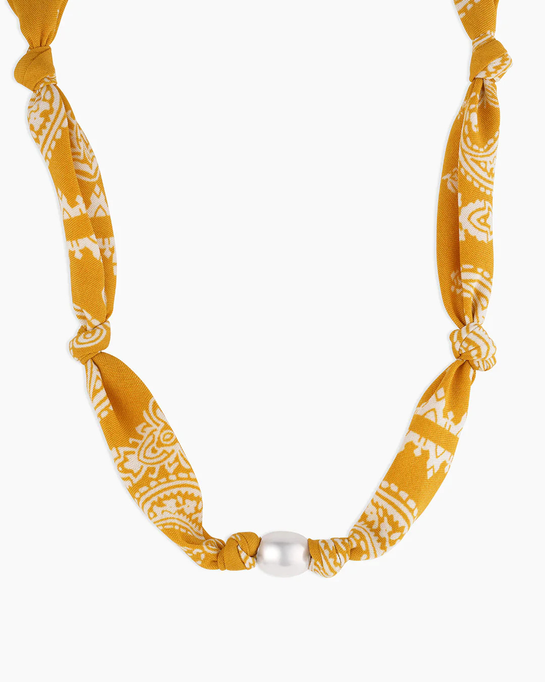 Paisley Bandana Pearl Necklace | gorjana