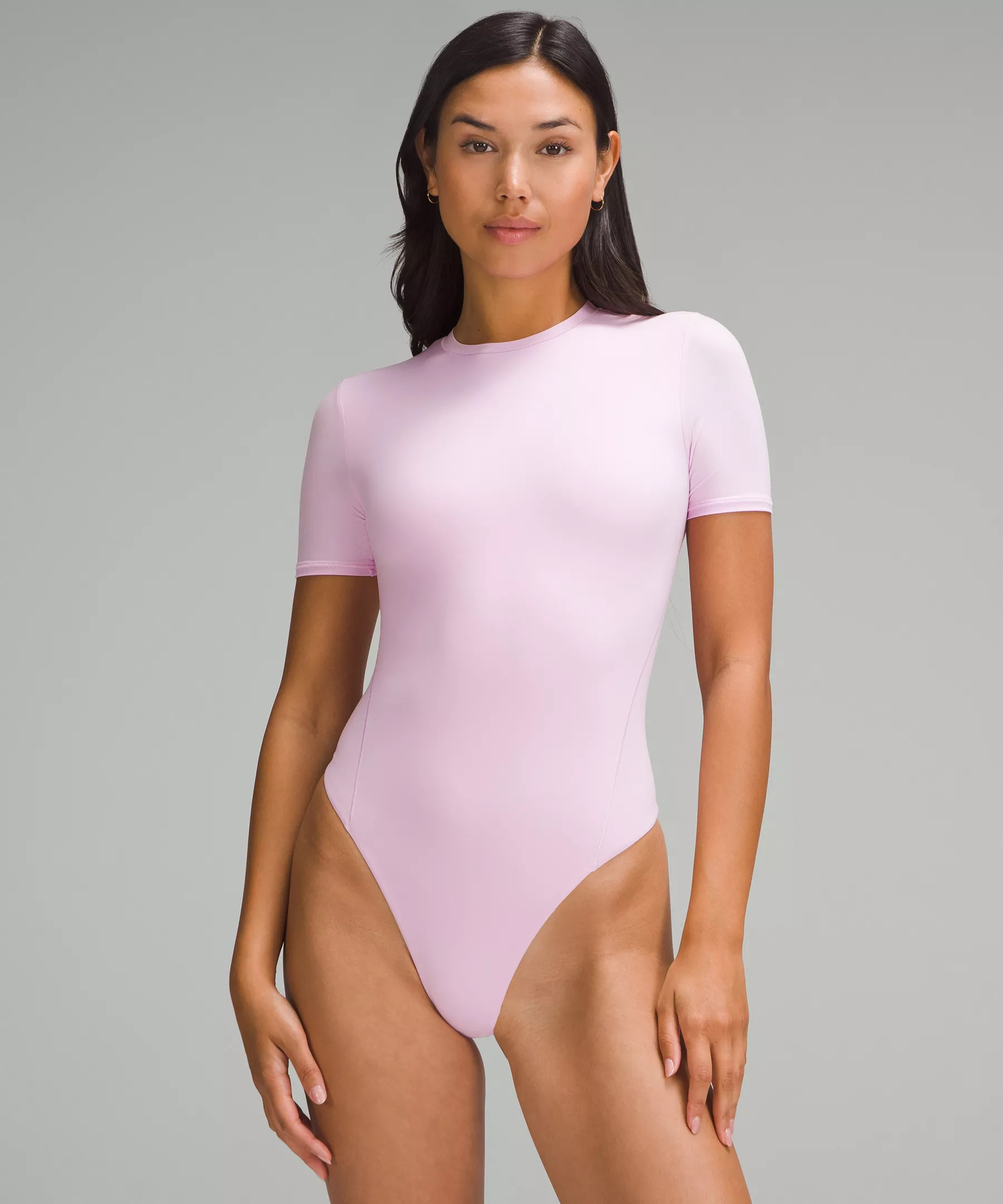Wundermost Ultra-Soft Nulu Short-Sleeve Crew Thong Bodysuit | Lululemon (US)