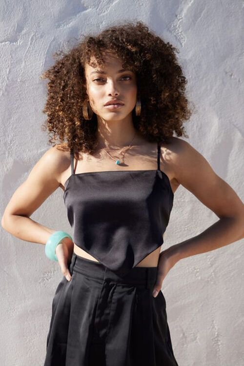 Satin Cropped Cami | Forever 21 (US)