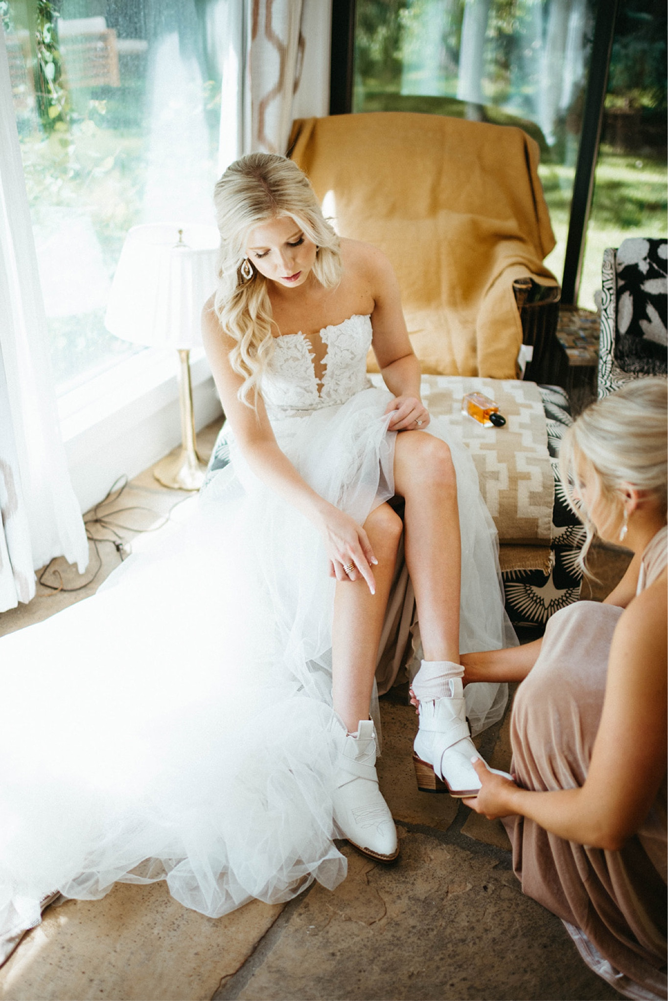 For my wedding, we opted for bridal boots instead of heels since we were in the mountains but I totally recommend this!! I was sooooo comfy all day! Linking a few similar shoes here since mine are sold out! 🤍

#LTKwedding #LTKFind #LTKstyletip