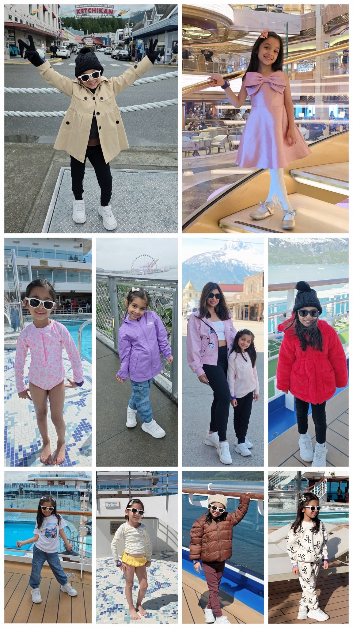 Alaska cruise kids vacation outfit inspo!!