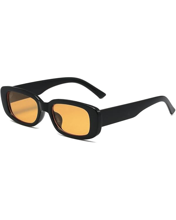 LASPOR Vintage Rectangle Sunglasses for Women Men Fashion Retro Small Square Frame Glasses UV 400... | Amazon (US)