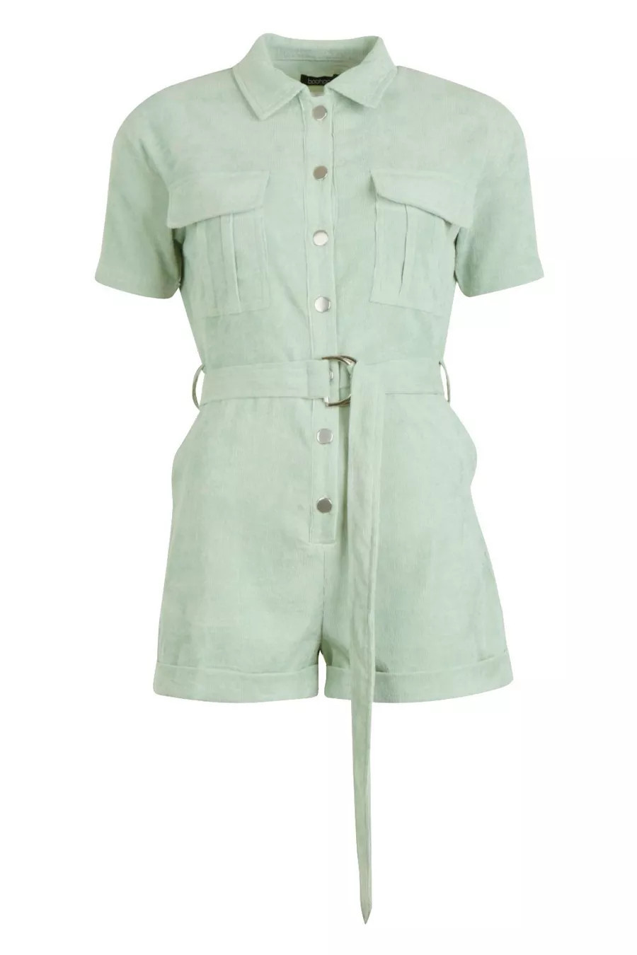 Cord Utility Romper | Boohoo.com (US & CA)