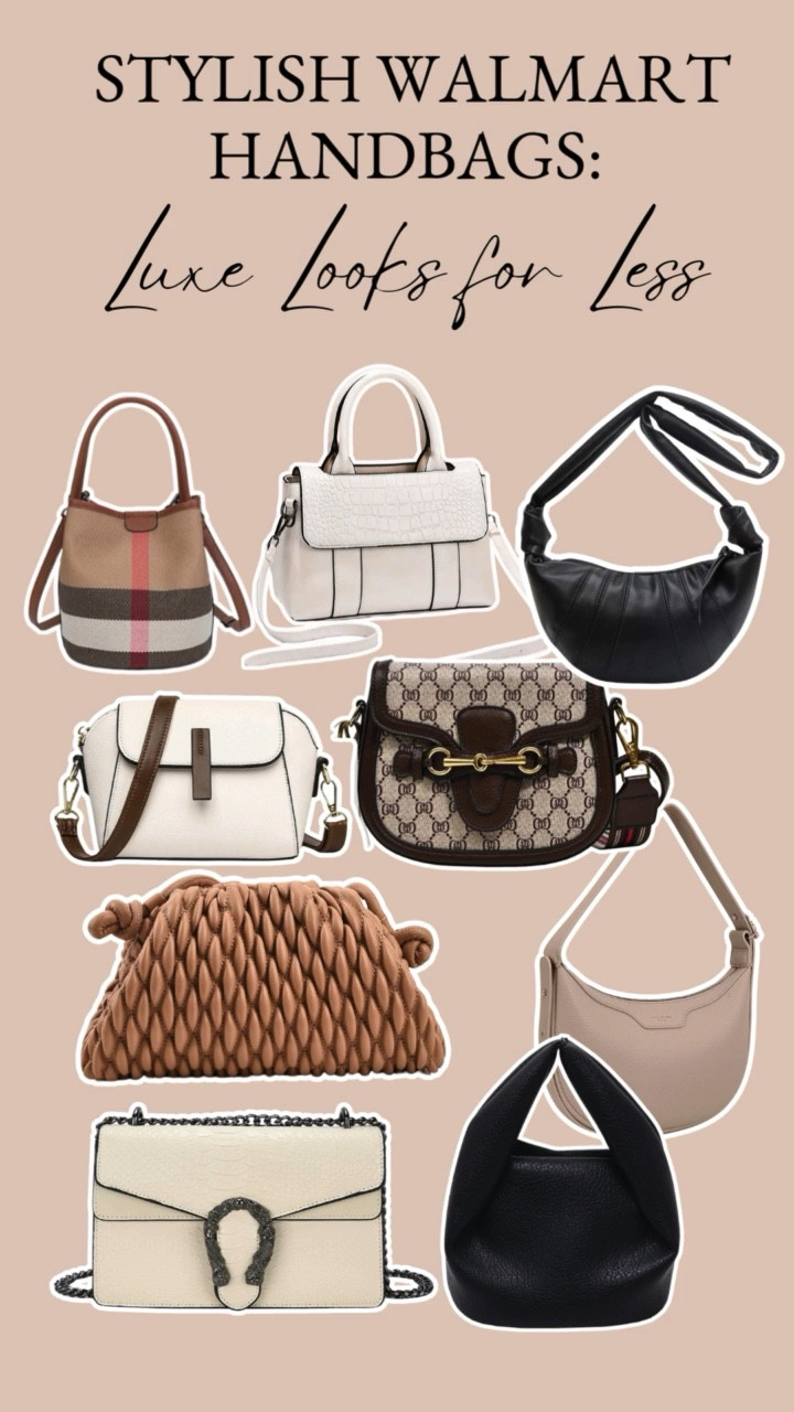 Can we talk about these Walmart handbags? They’re giving all the luxe vibes without the luxury price tag! Perfect for elevating everyday looks and adding that extra polish to work outfits. Who doesn’t love finding stylish steals that look and feel high-end?

#LTKItBag #LTKStyleTip #LTKGiftGuide