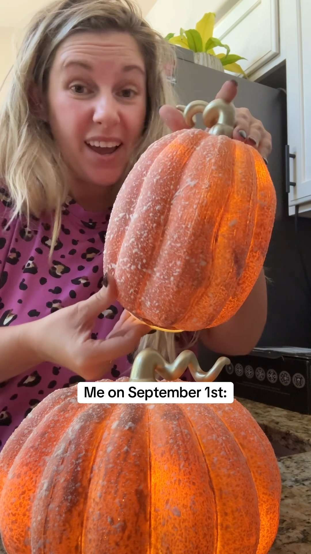 Glass pumpkins are one of those decorations that look expensive no matter where you style them. I would mix these with candles and books for a simple fall centerpiece that feels timeless. 

 #LTKSeasonal #LTKHome #LTKSaleAlert