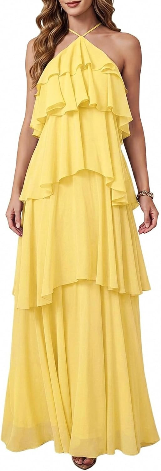 SOLY HUX Women's Wedding Guest Maxi Dress | Amazon (US)