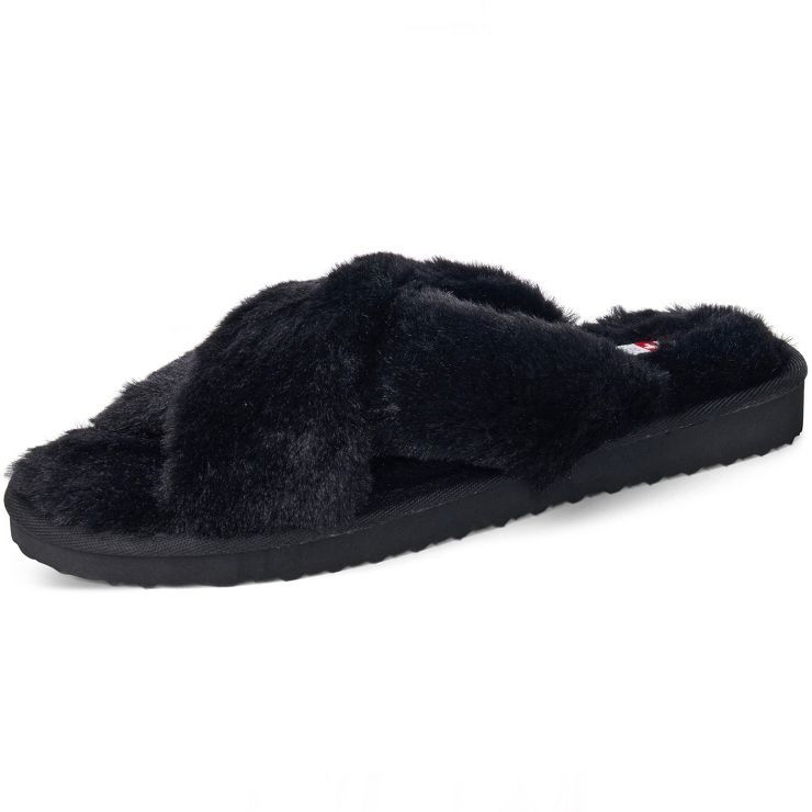Alpine Swiss Fiona Womens Fuzzy Fluffy Faux Fur Slippers Memory Foam Indoor House Shoes | Target
