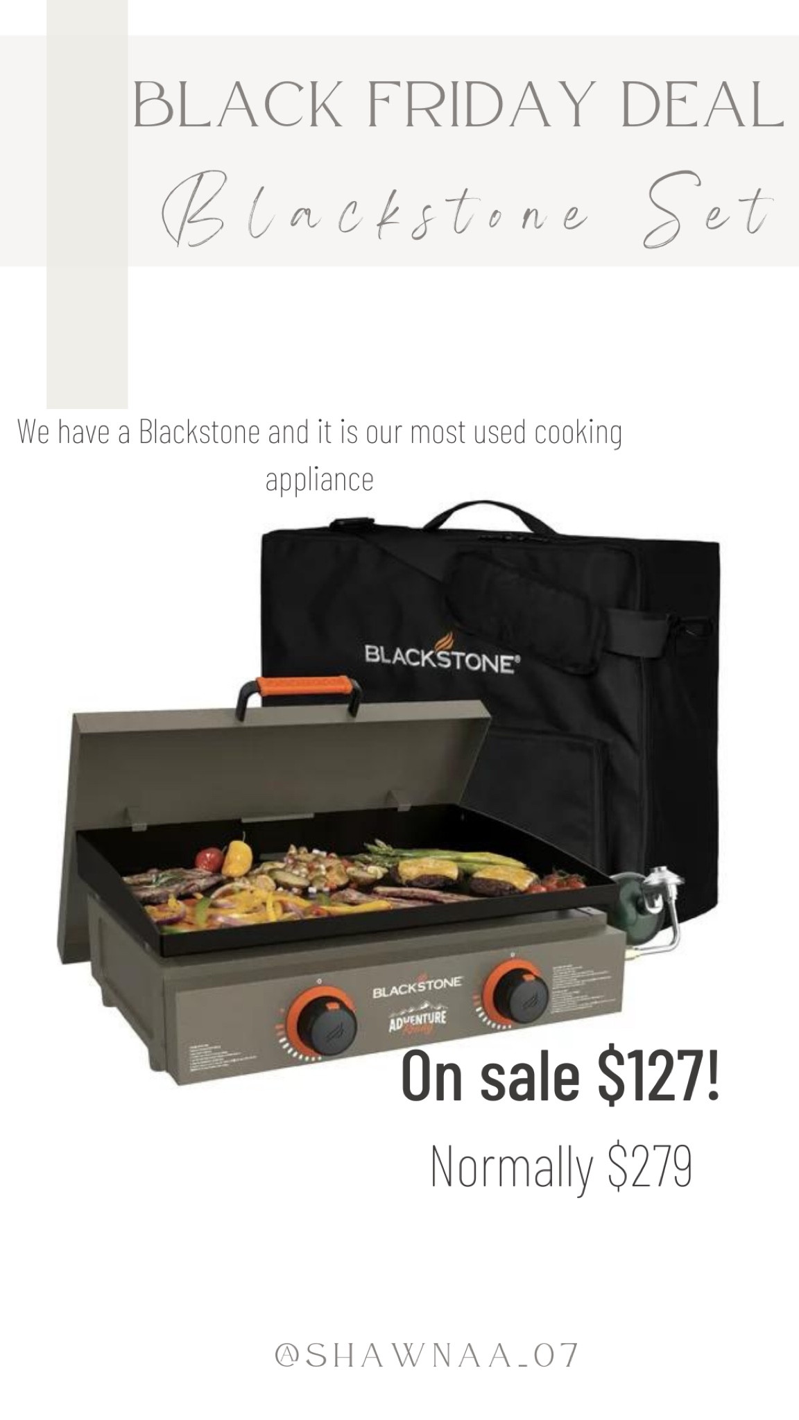 Blackstone Griddle is the perfect gift for any grill master! 

This Black Friday Sale is unreal!

Black Friday, gifts for him, grill master, camping, home, Christmas gifts 

#LTKGiftGuide #LTKCyberweek #LTKsalealert