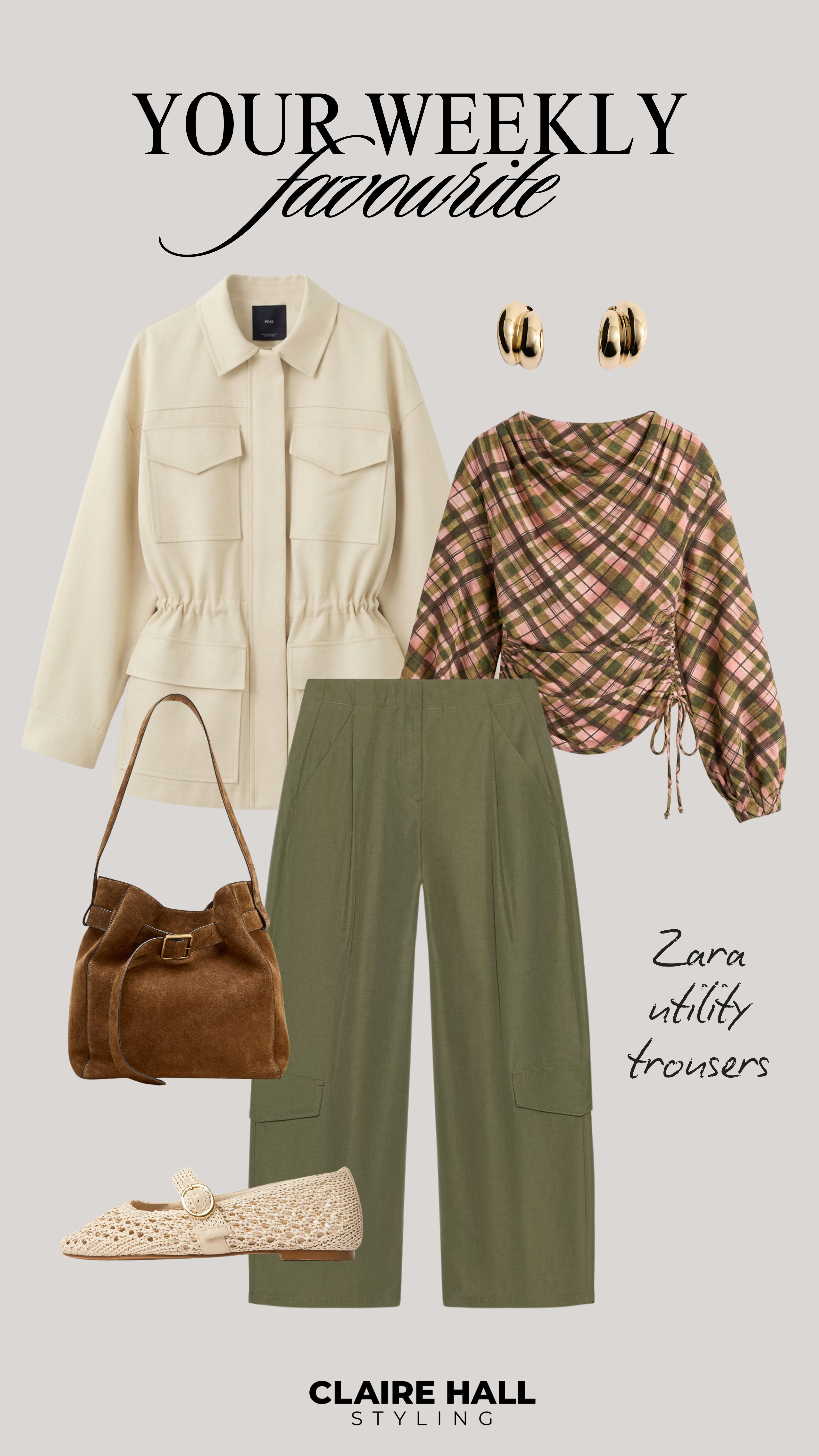How to style: Zara utility trousers ✨

cargo trousers, tailored trousers, pleated trousers, cinched jacket, utility jacket, suede bag, crochet shoes, ballet flats, spring style, spring outfit 

 #LTKuk #LTKspring #LTKstyletip