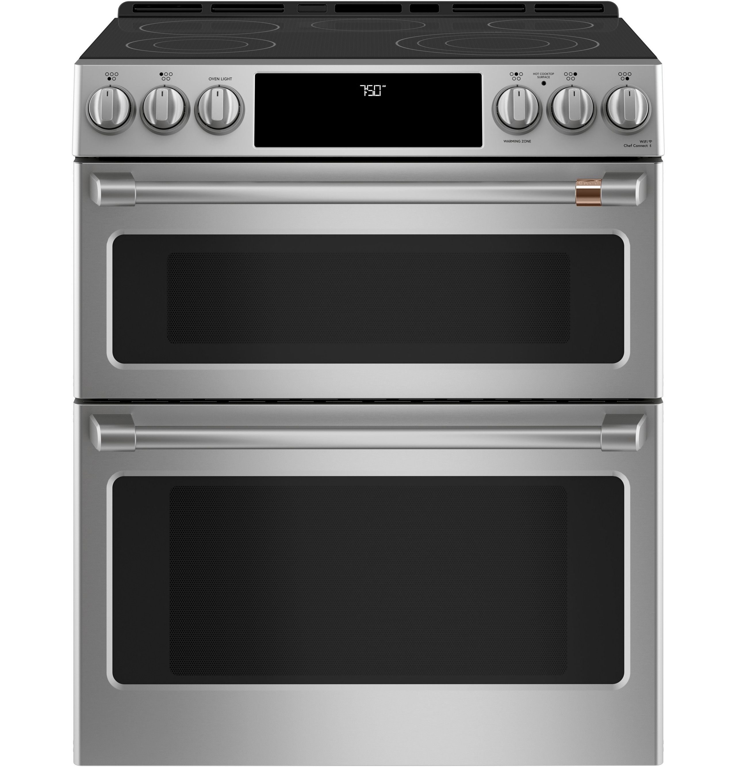 CAFÉ™ 30" Smart Slide-In, Front-Control, Radiant and Convection Double-Oven Range | Cafe Appliances (US)