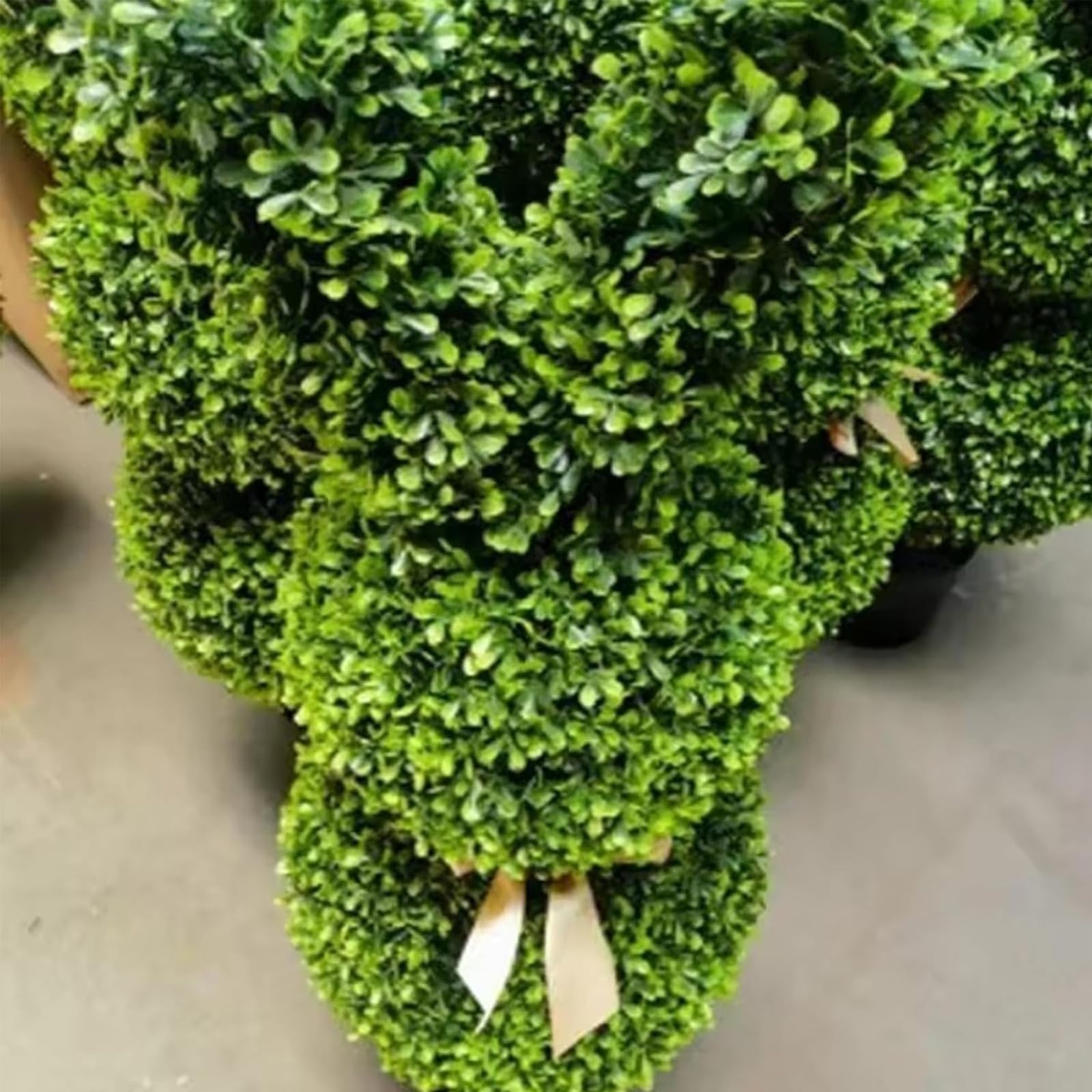3ft Artificial Bunny Topiary - Green Faux Boxwood Easter Bunny Plant in Pot with Ground Spike，E... | Amazon (US)