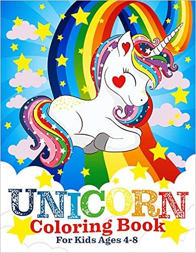 Unicorn Coloring Book for Kids Ages 4-8    Paperback – March 10, 2019 | Amazon (US)