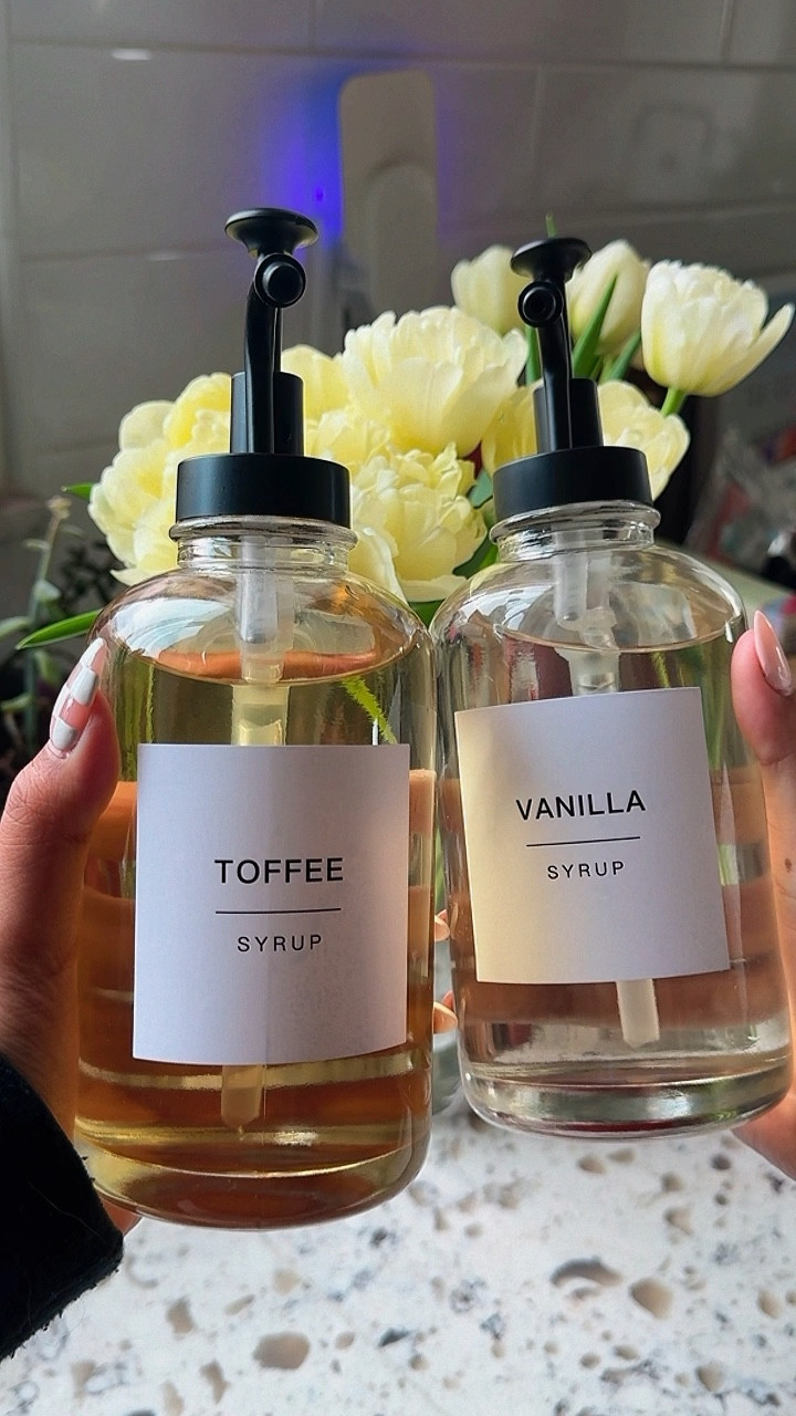 Aesthetic Coffee Syrup Dispenser 

#LTKhome #LTKfindsunder50