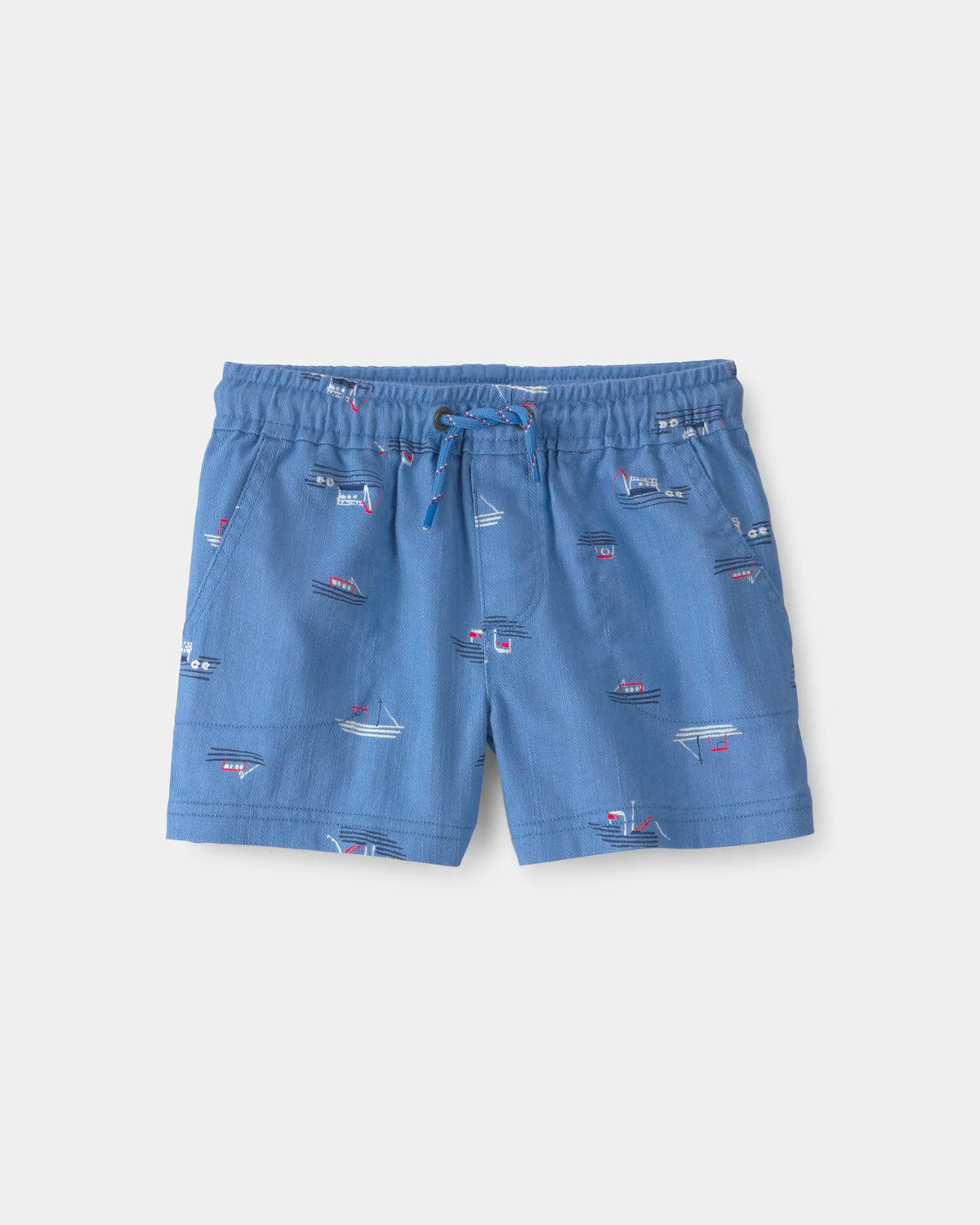Toddler Boy Sailboat Twill Shorts - Blue | Carter's | Carter's Inc