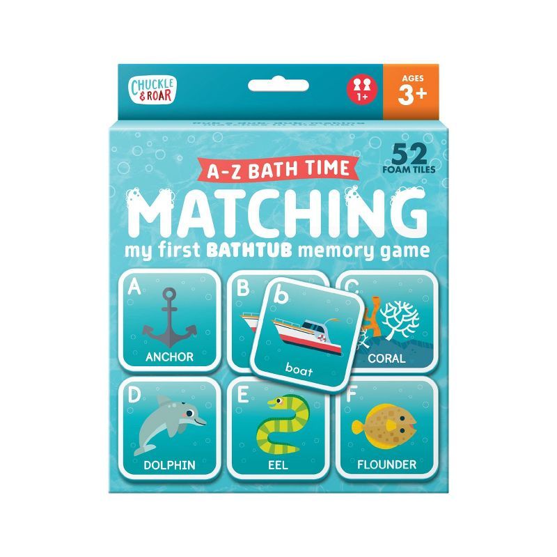 Chuckle &#38; Roar A-Z Bath Time Matching Floating Memory Game | Target
