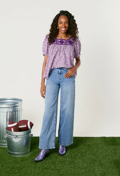 Maria Flores Moradas Blouse | Mi Golondrina