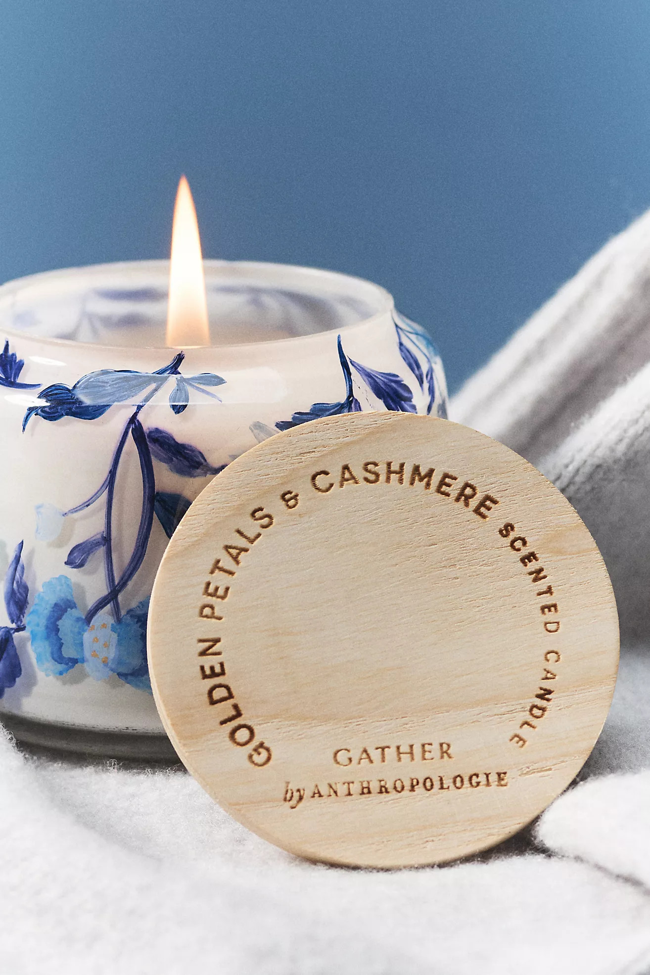 The Gather Candle by Anthropologie: Floral Golden Petals & Cashmere | Anthropologie (US)