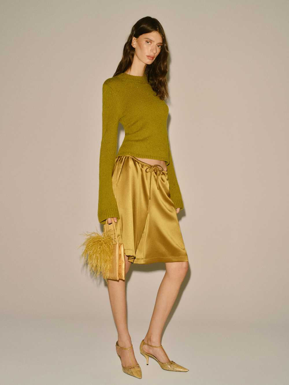 Sandy Satin Short | Reformation (Global)