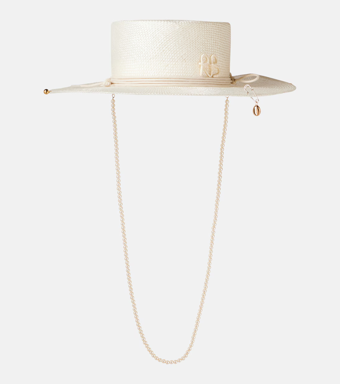 Logo embellished straw hat | Mytheresa (US/CA)