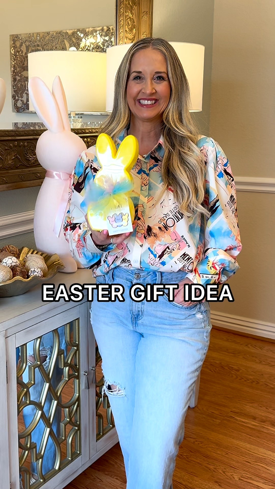 Stacked Peeps containers from Dollar Tree turned into the cutest personalized Easter gift idea 🐣✨

Added a pizzazzy bow + matching tag for a custom boutique look. Perfect for teacher gifts, Easter basket alternatives, and festive surprises.

#eastergifts #giftideas #springdecor #easterbasket #easter 