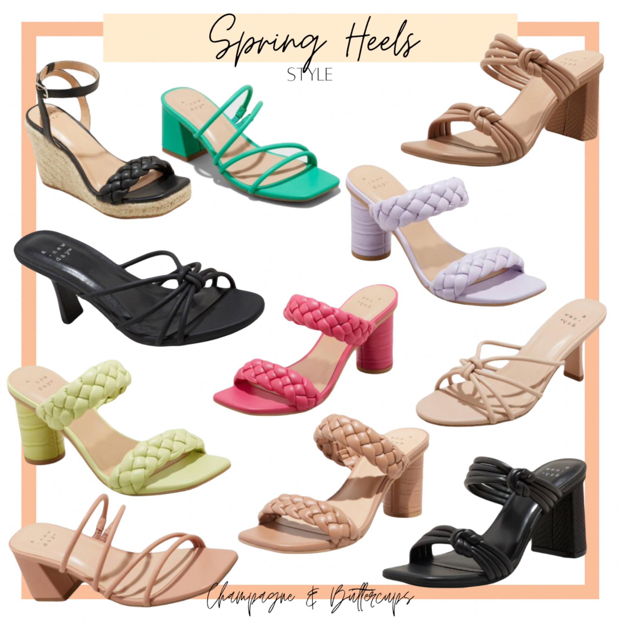 ☀️Spring time heels!!!! All super affordable and come in lots of color options!!!! Great for spring break, spring/summer weddings or date night!! 💃🏻

#springheels #springshoes #newheels #heels #sandals #springbreak #springbreakstyle #springbreaksandals #springbreakheels #weddingguest #weddingguestheels #weddinggueststyle

#LTKshoecrush #LTKunder50 #LTKwedding