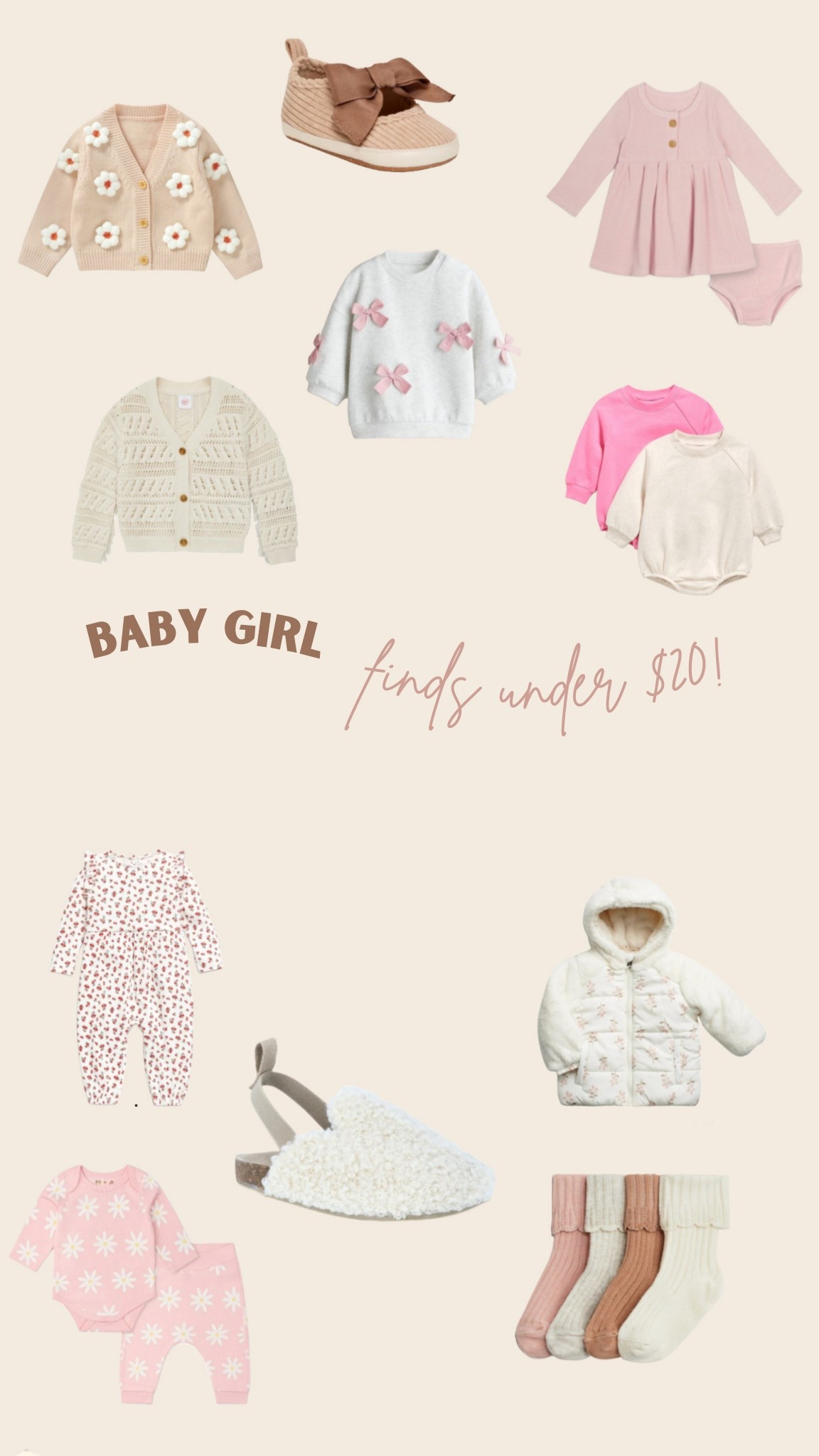 adorable & affordable babygirl finds 🧸