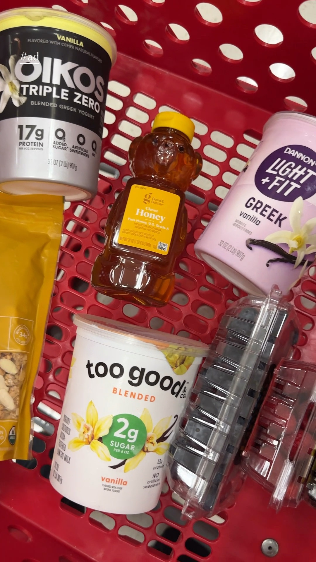 #ad Been making the easiest yummy parfaits for breakfast just add granola, honey, and berries! Linking my favorites for the base here!🫐✨
#targetpartner #targetfinds @oikos @toogoodandco @lightandfit @Target
